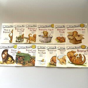 BUSCUITS READER “I CAN READ” PHONICS EARLY READERS PRE K- 1ST 12 BOOKS